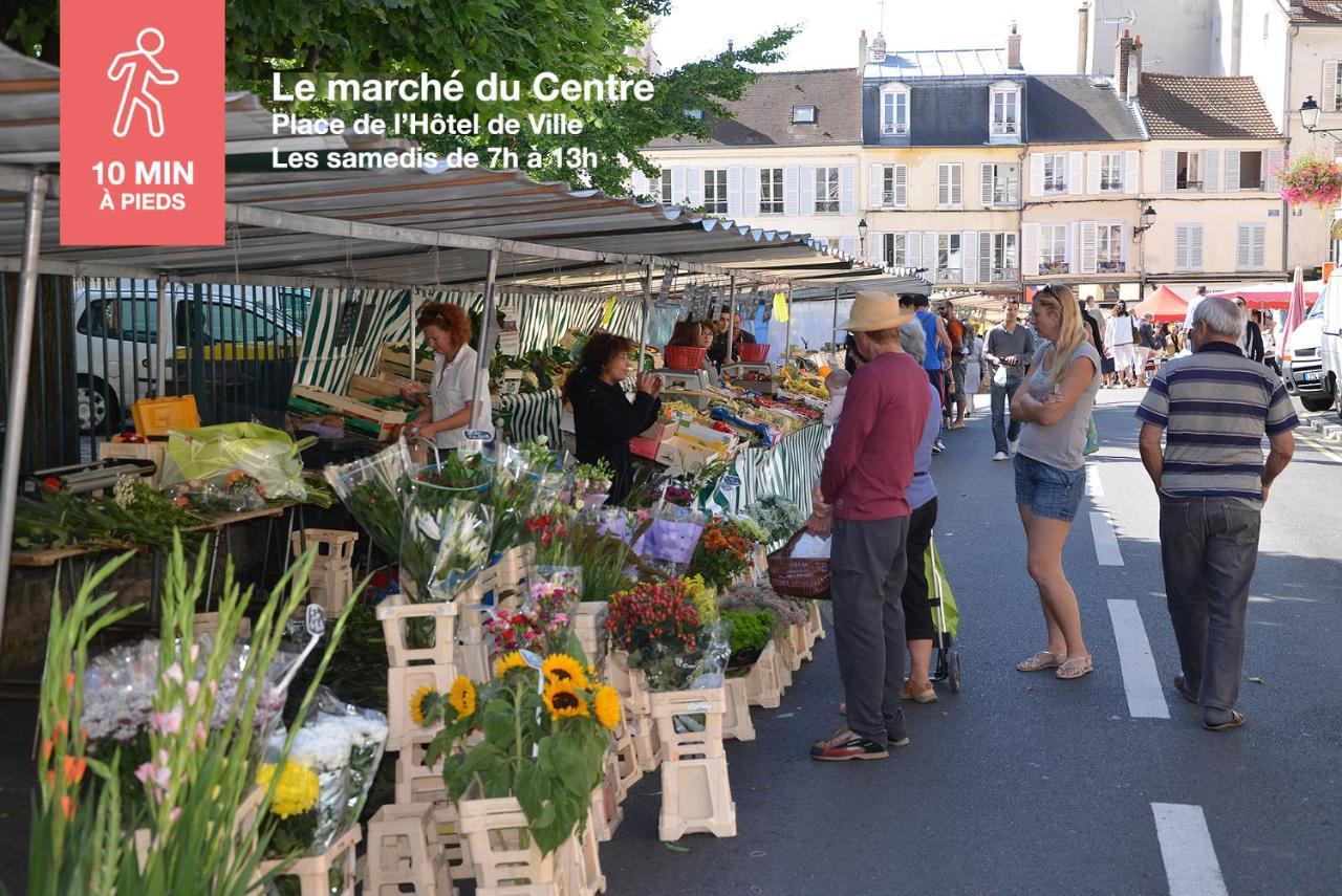 Studio Cosy En Plein Coeur Historique De Pontoise Lägenhet Exteriör bild